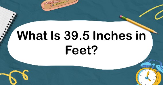 What Is 39.5 Inches in Feet